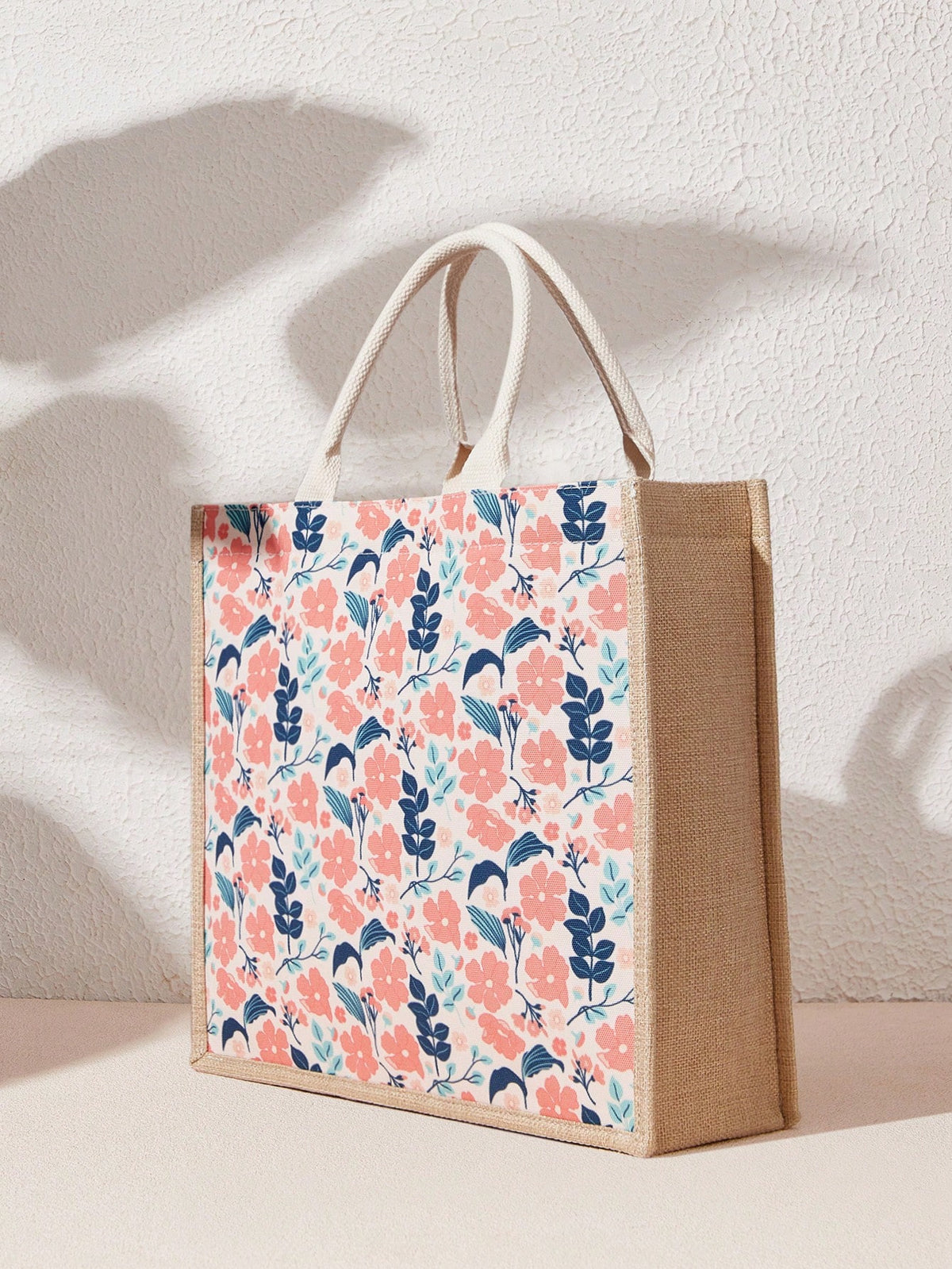 GLOZIFY VCAY BOLSA TOTE FLORAL PEQUENA PADRÃO ALEATÓRIO